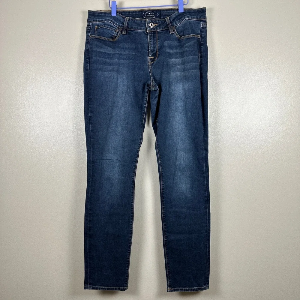 Lucky Brand Women's 10/30 R Lolita Skinny Jeans Dark Wash Classic Minimalist